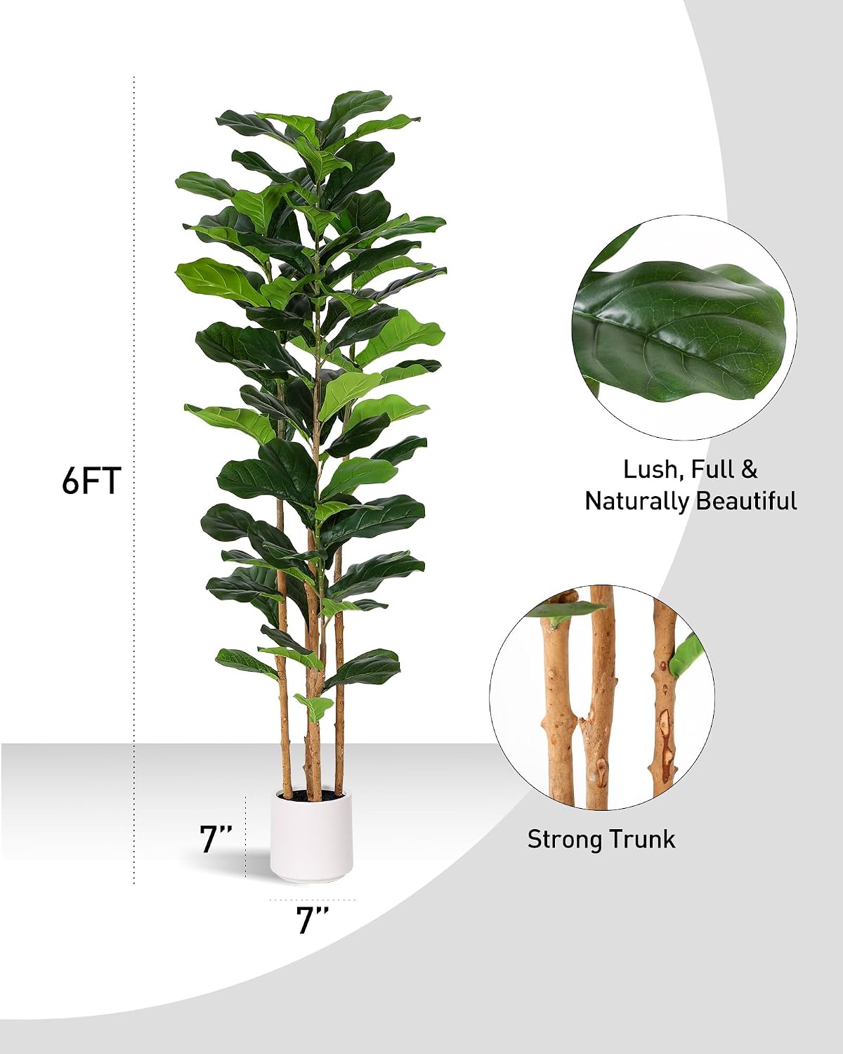 Fiddle Leaf Fig Faux Tree